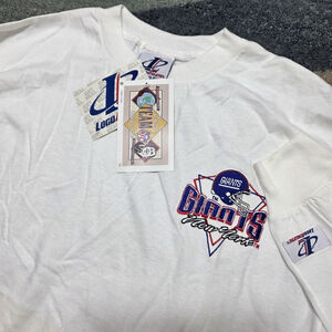 NWT Logo Athletic New York Giants Long Sleeve Shirt XL Vintage NFL 90s Style